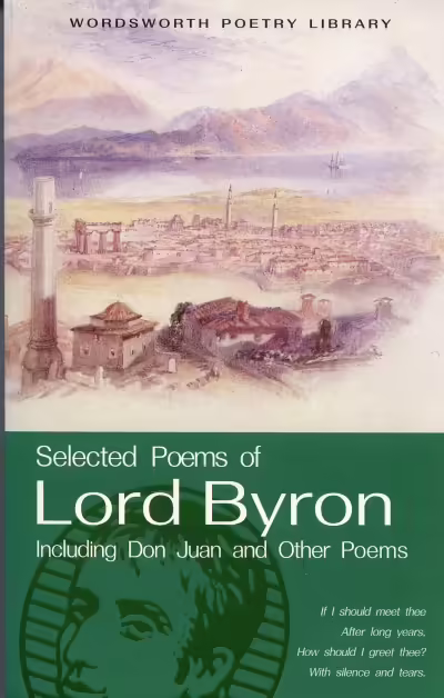Корицата на The Selected Poems of Lord Byron