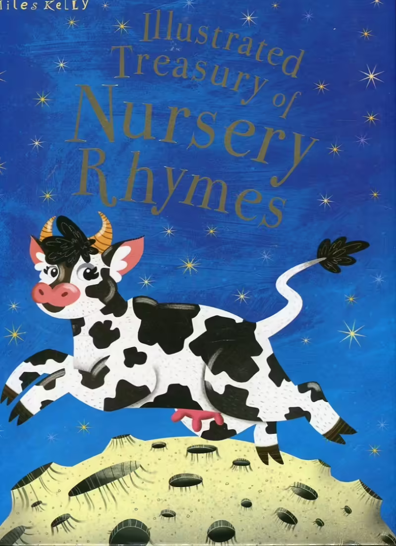 Корицата на Illustrated Treasury of Nursery Rhymes